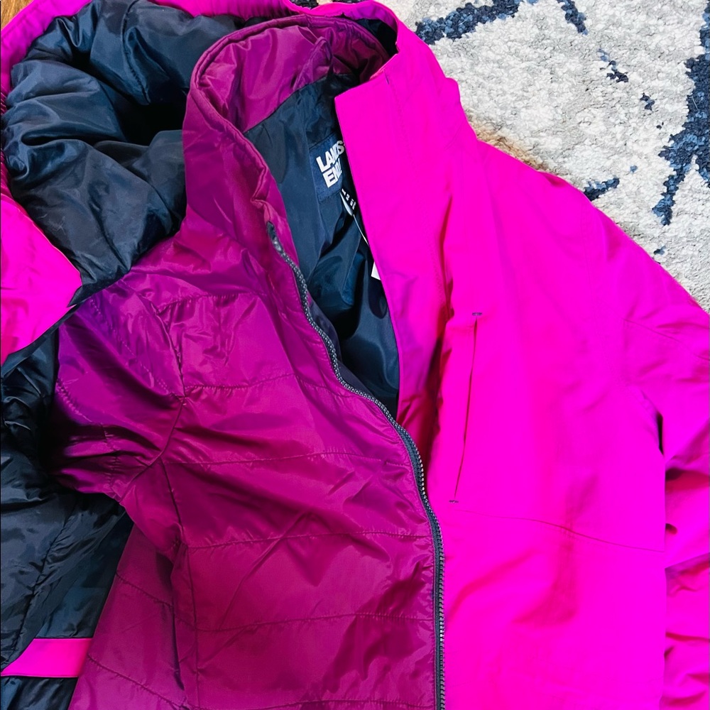 NWT Lands End Kids Squall 3 in 1 Parka Size XL